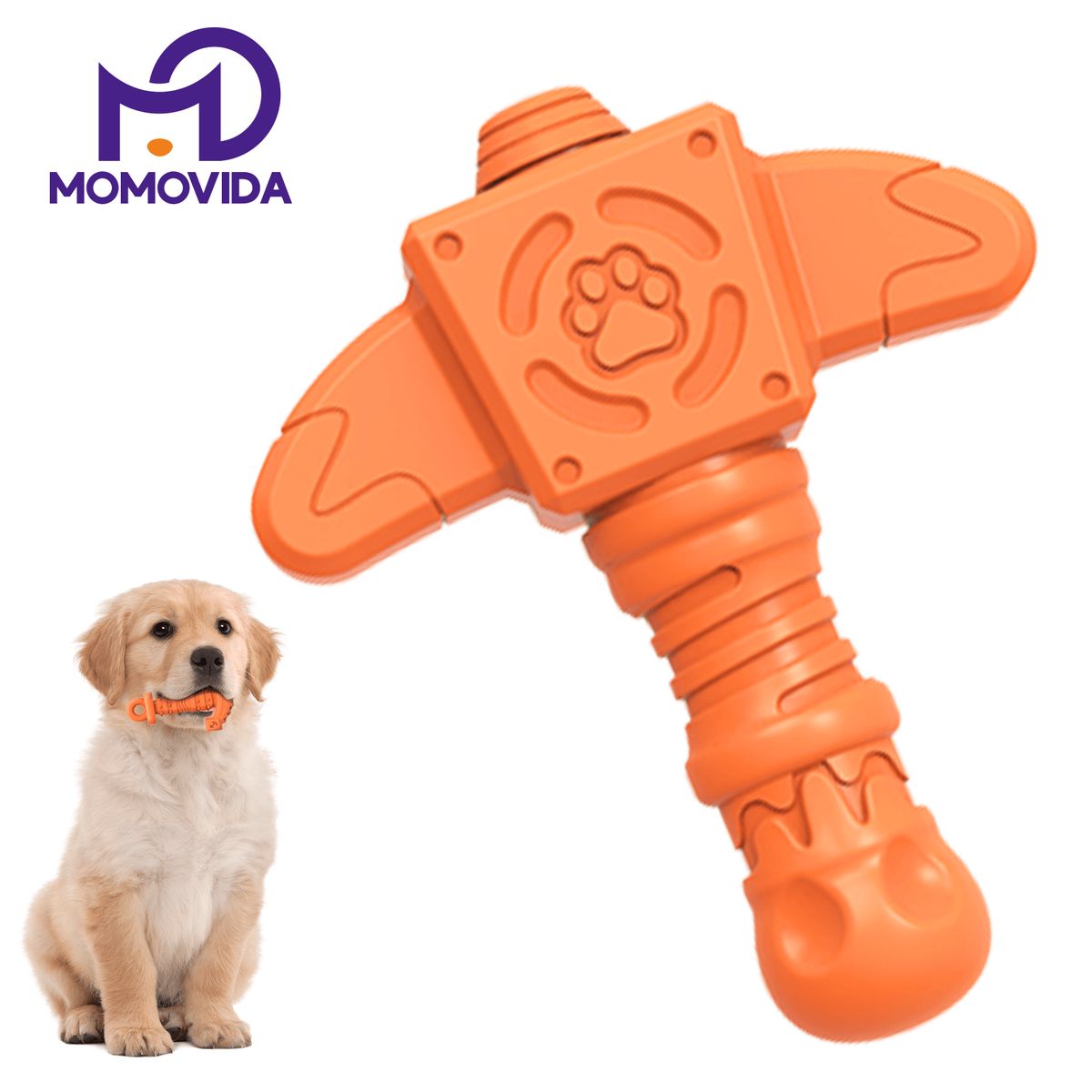 MOMOVIDA - Juguete Masticable en forma de Pico DT-11 Naranja