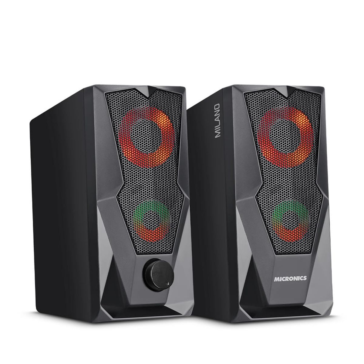 MICRONICS - Parlante 2.0 Milano - MIC S310U RGB Negro