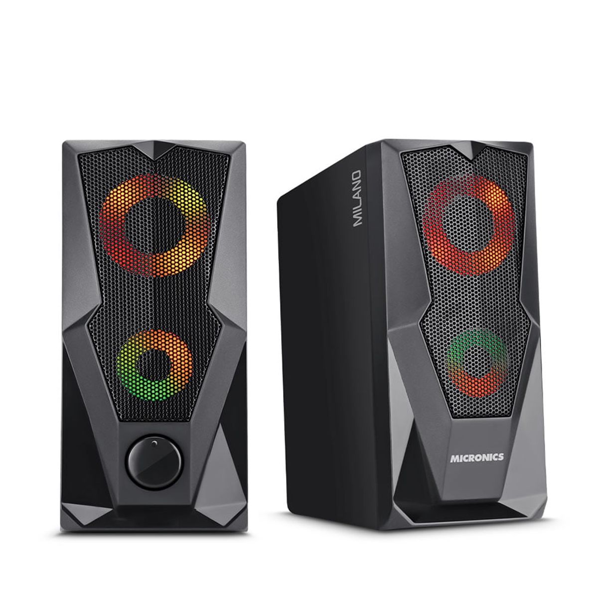 MICRONICS - Parlante 2.0 Milano - MIC S310U RGB Negro