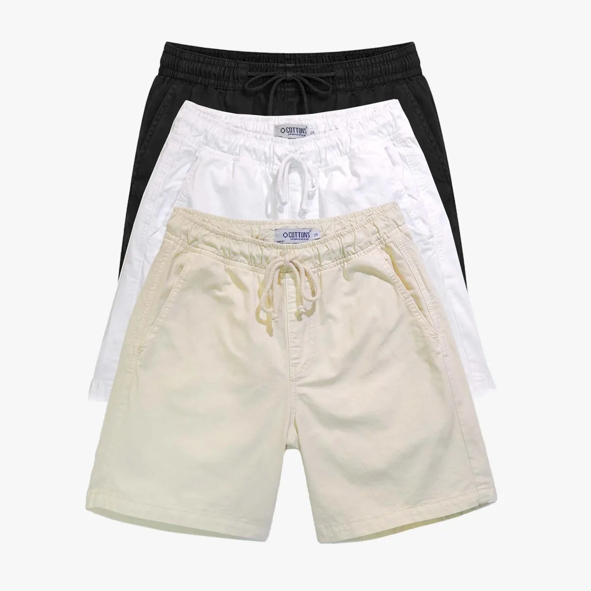 COTTON'S JEANS - PACK02 X3 BERMUDA PARA HOMBRE PABLO