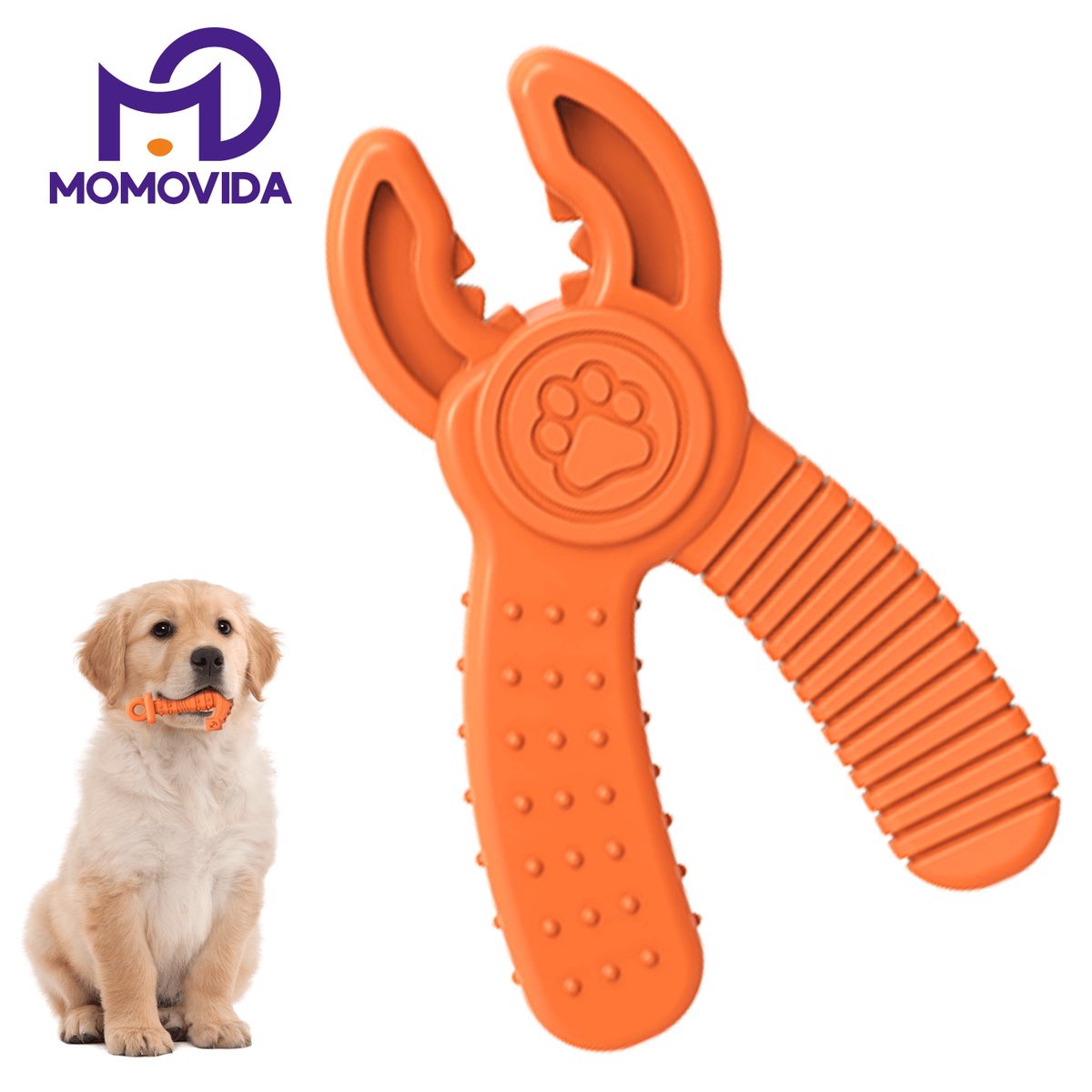 MOMOVIDA - Juguete Masticable en forma de Alicate DT-12 Naranja