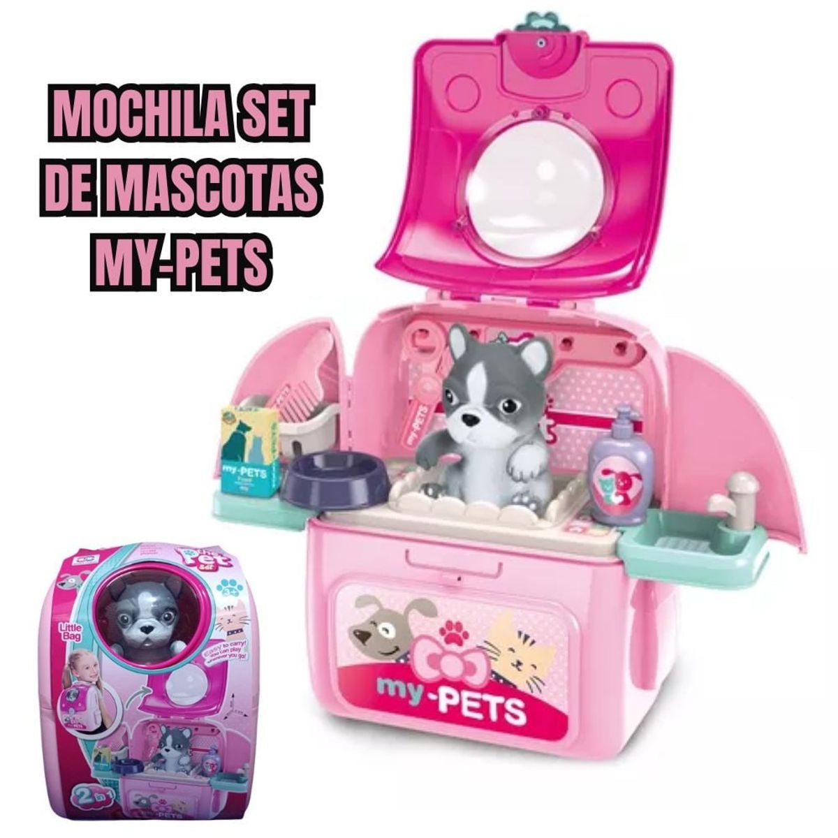 GENERICO - Mochila Set De Mascota My-Pets