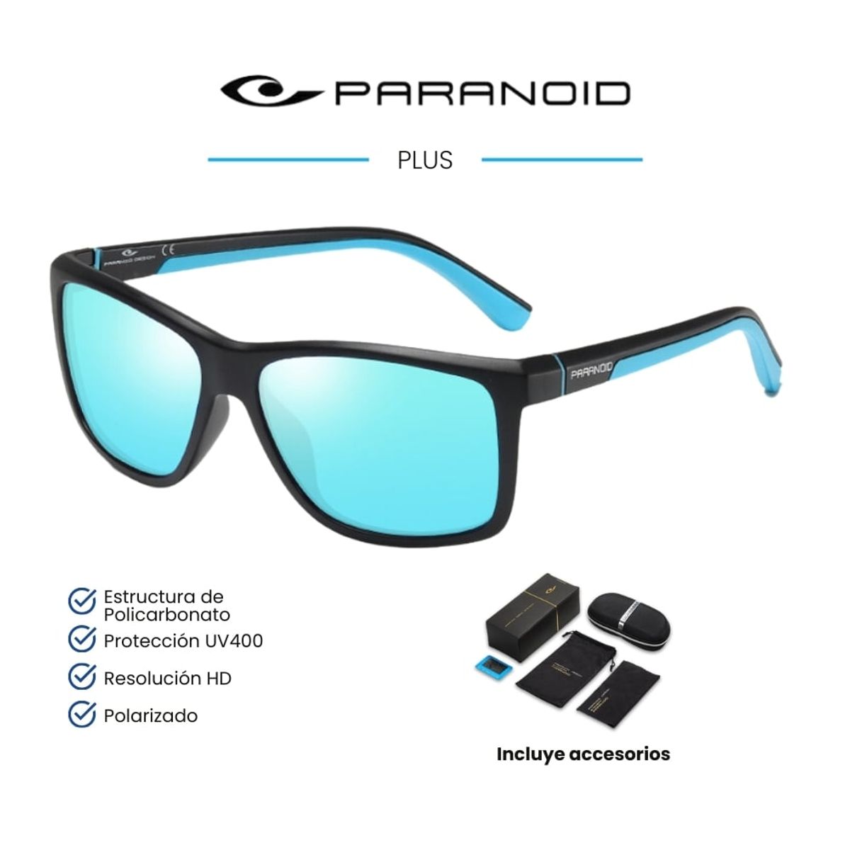 GENERICO - Lentes de Sol PARANOID Plus - Polarizados - UV400
