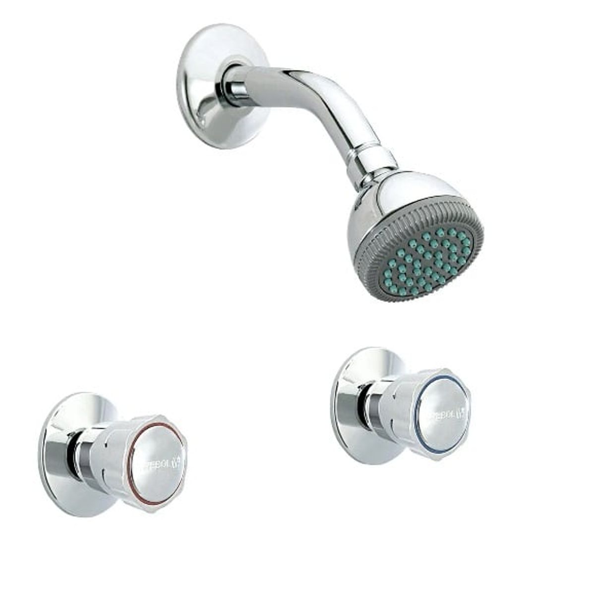 TREBOL - GRIFERÍA TREBOL ECO MEZCLADORA DE 8” PARA DUCHA CROMO