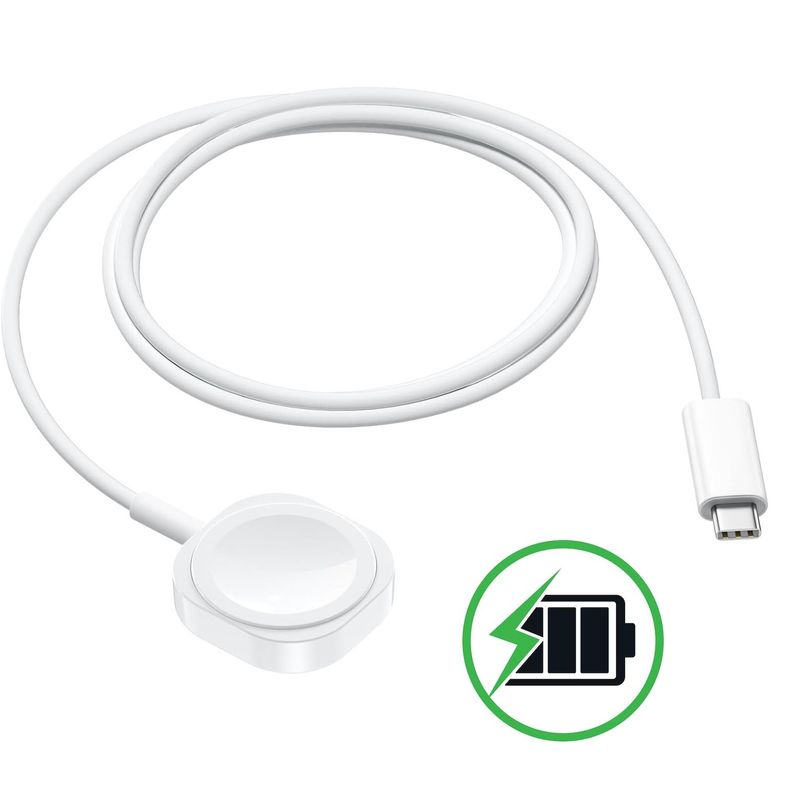 GENERICO - Cargador Magnético generico Para Apple Watch tipo c 10 9 8 76 se