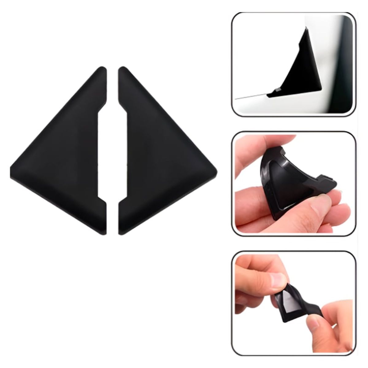 GENERICO - Protector De Puerta Lateral Nissan Color Negro Universal