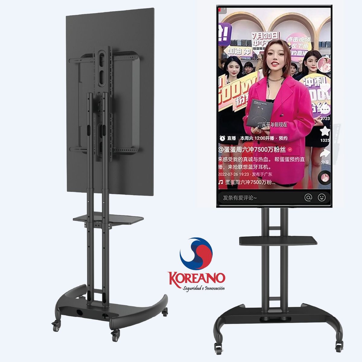 KOREANO SEGURIDAD E INNOVACION - Rack Soporte De Pedestal para TV 32 hasta 75 Pulgadas - SP90-6040