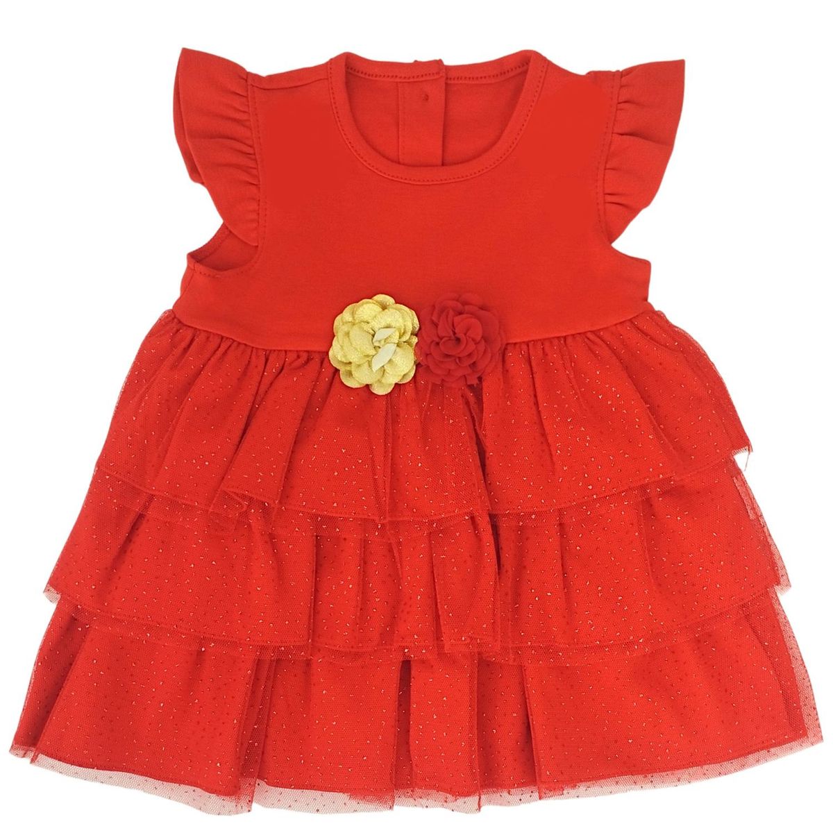 GENERICO - Vestido Reyna Bebe Niña - Rojo