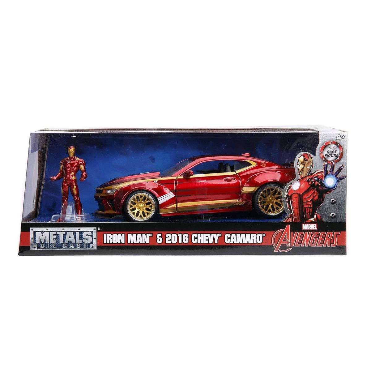 JADA TOYS - Auto Colección CHEVROLET CAMARO Z28 + MUÑECO ESCALA 124