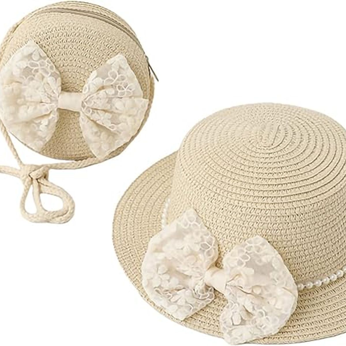 GENERICO - Sombrero y Bolso de Verano Pink