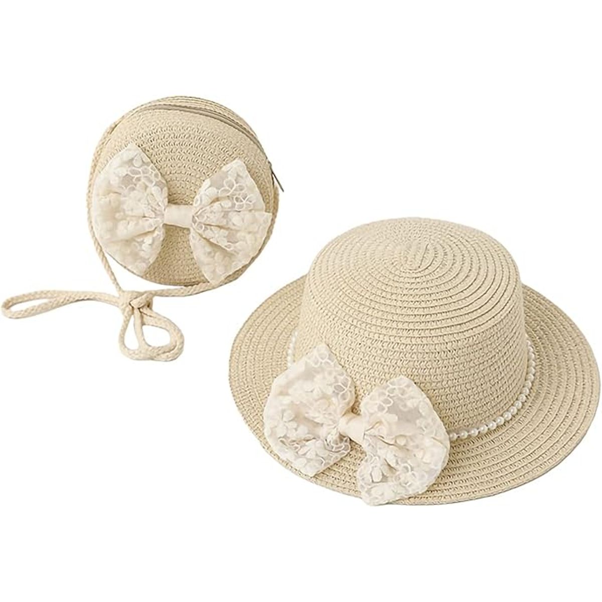 GENERICO - Sombrero y Bolso de Verano Pink