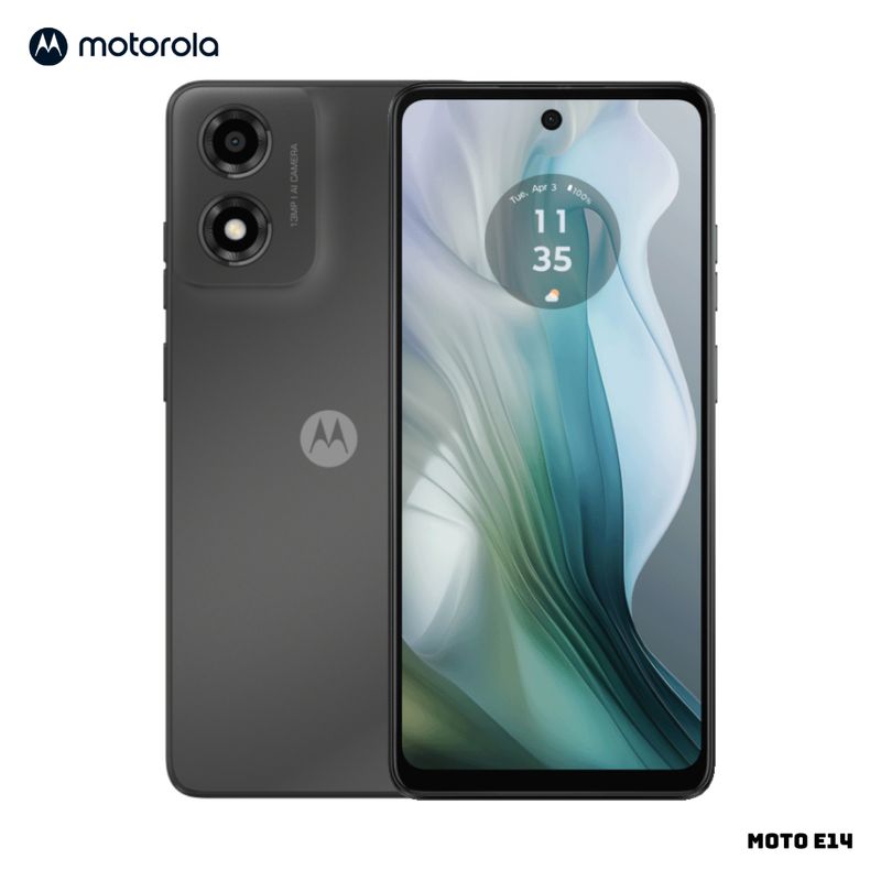 MOTOROLA - CELULAR MOTOROLA MOTO E14 2GB RAM 64GB ROM - GRIS