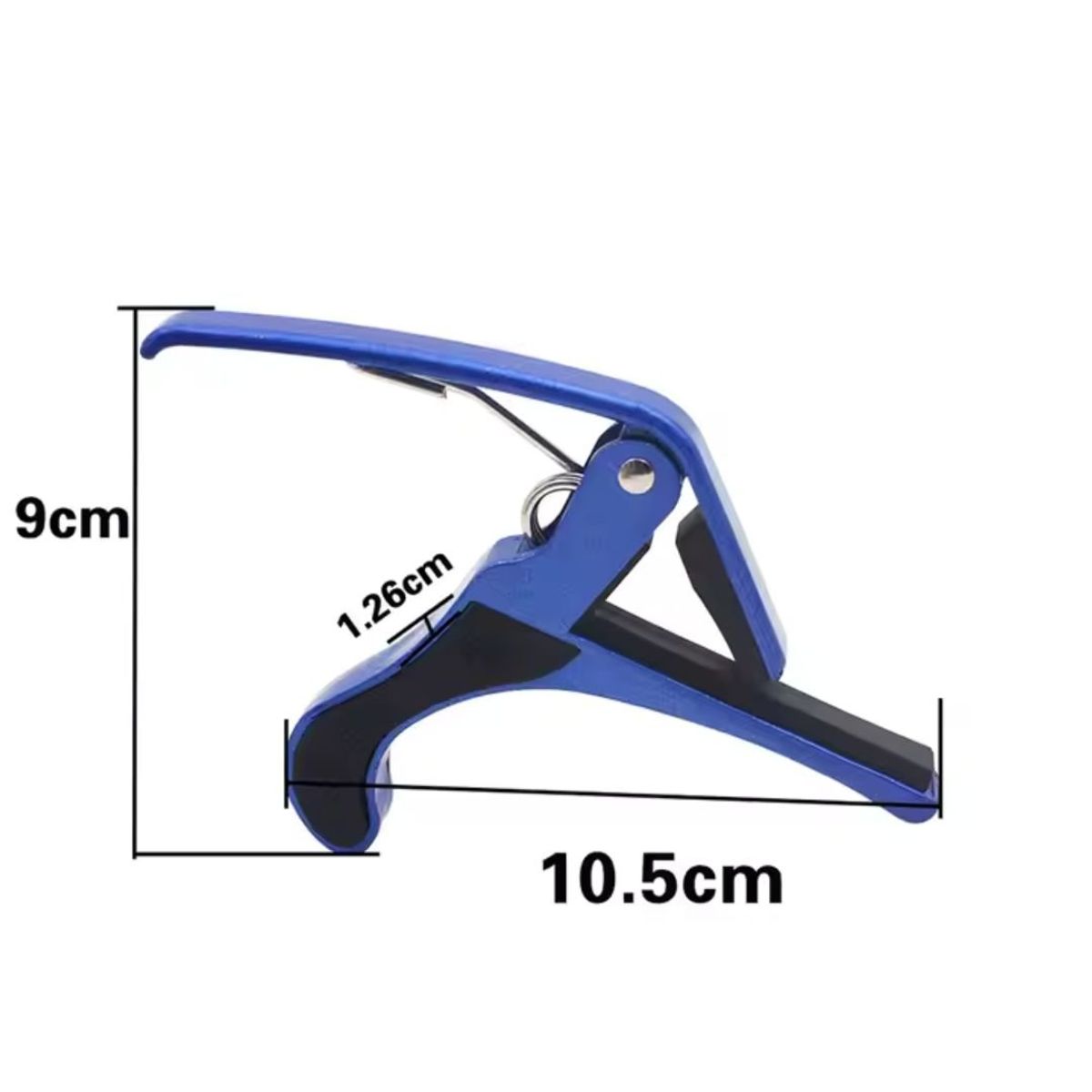 GENERICO - Capotraste de Guitarras a presión Azúl