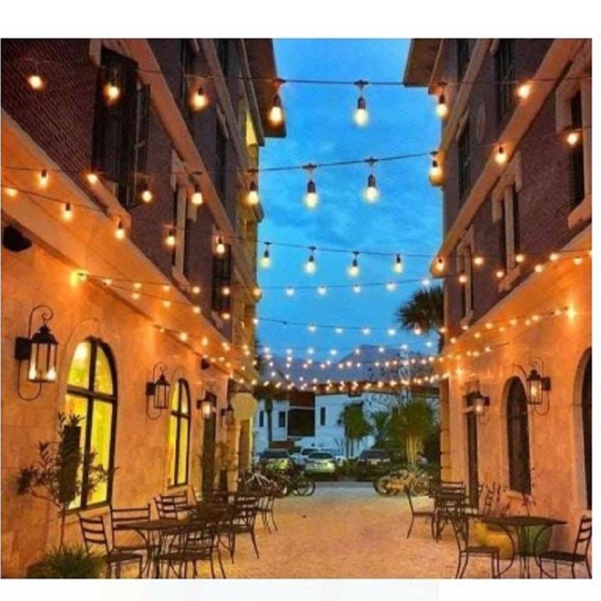 GENERICO - GUIRNALDAS SOLAR DECORATIVAS Y10 FOCOS LED PREMIUN A1