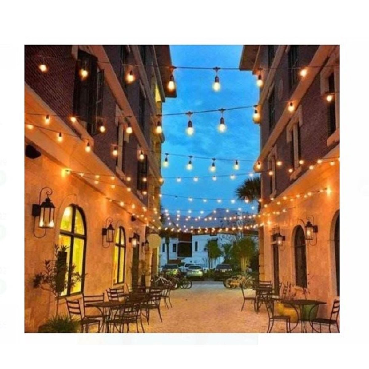 GENERICO - GUIRNALDAS SOLAR DECORATIVAS Y10 FOCOS LED PREMIUN A1