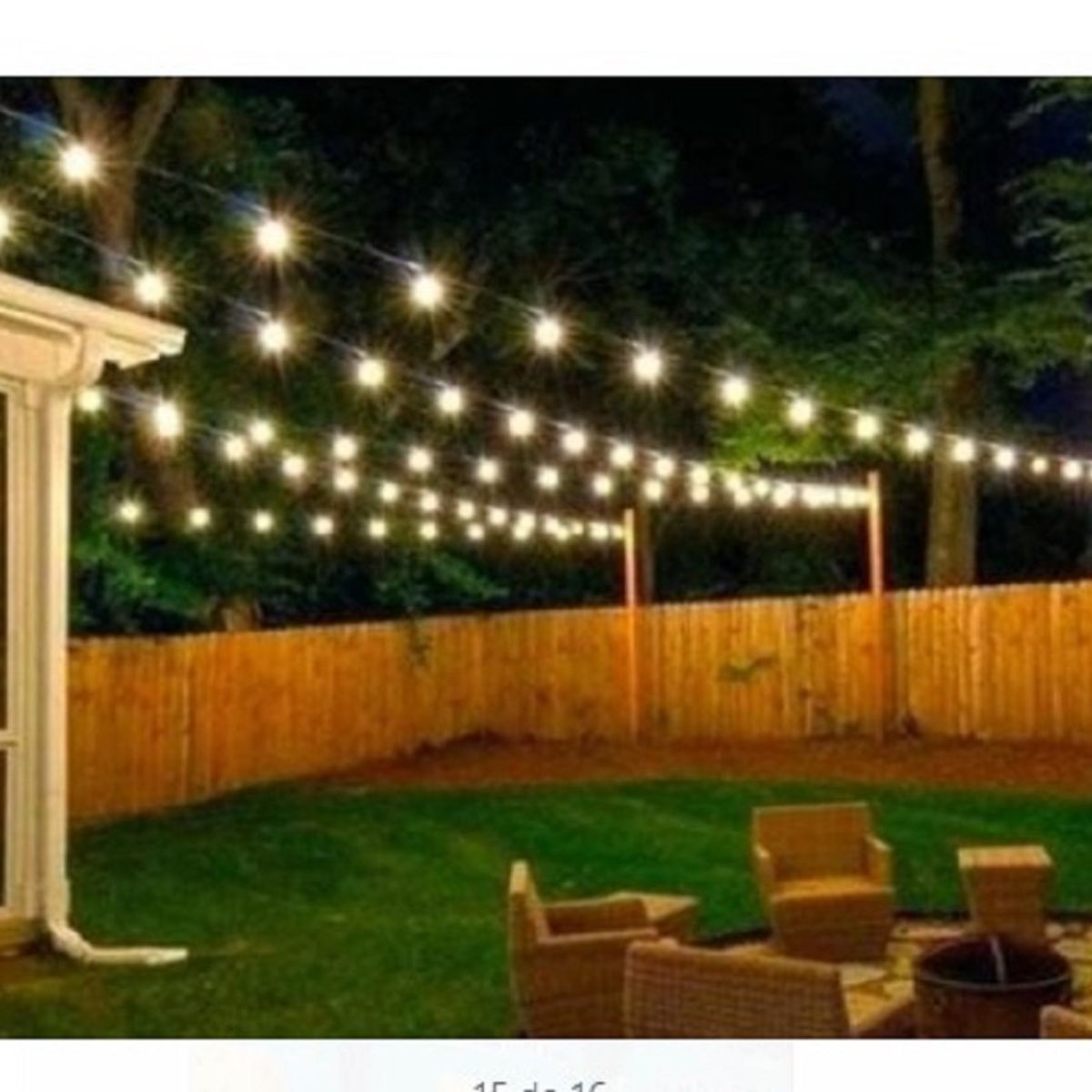 GENERICO - GUIRNALDAS SOLAR DECORATIVAS Y10 FOCOS LED PREMIUN A1