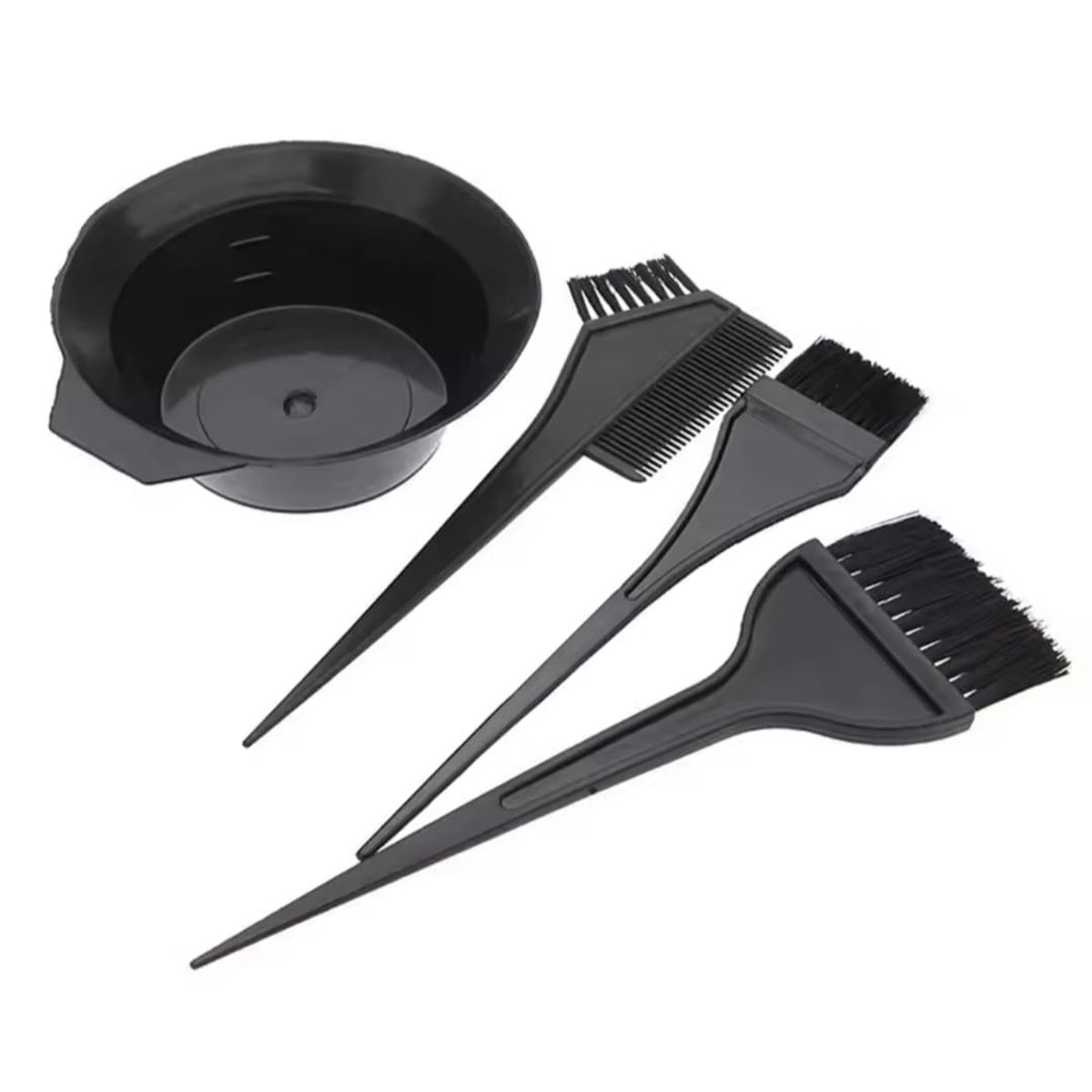 GENERICO - Kit Set Juego De Brochas Y Aplicador Tinte Cabello Reusable