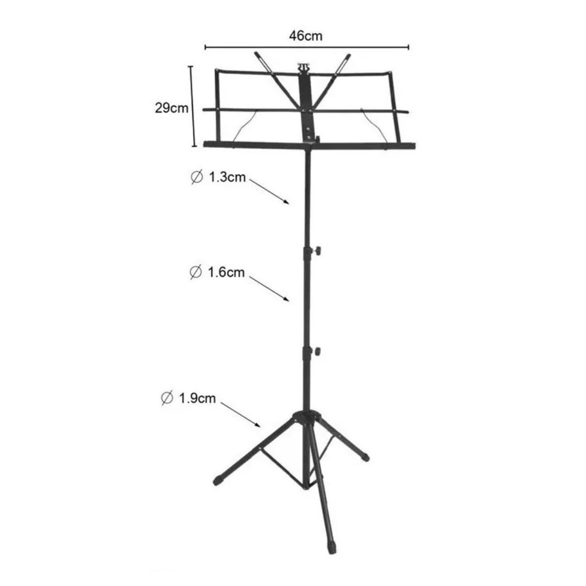 GENERICO - Atril de Partituras regulable Nuevo