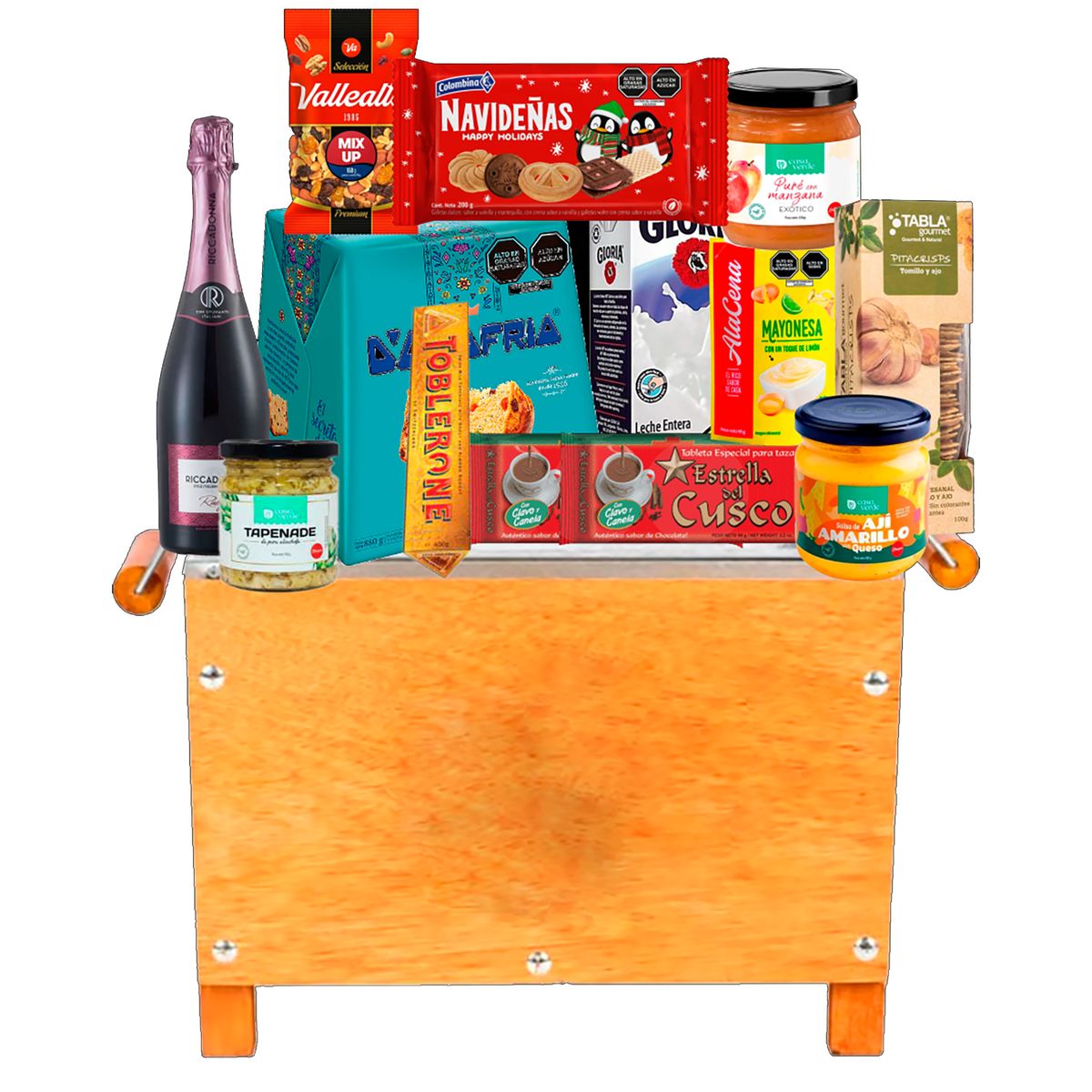 GENERICO - Canasta Navideña Fiesta Navidad