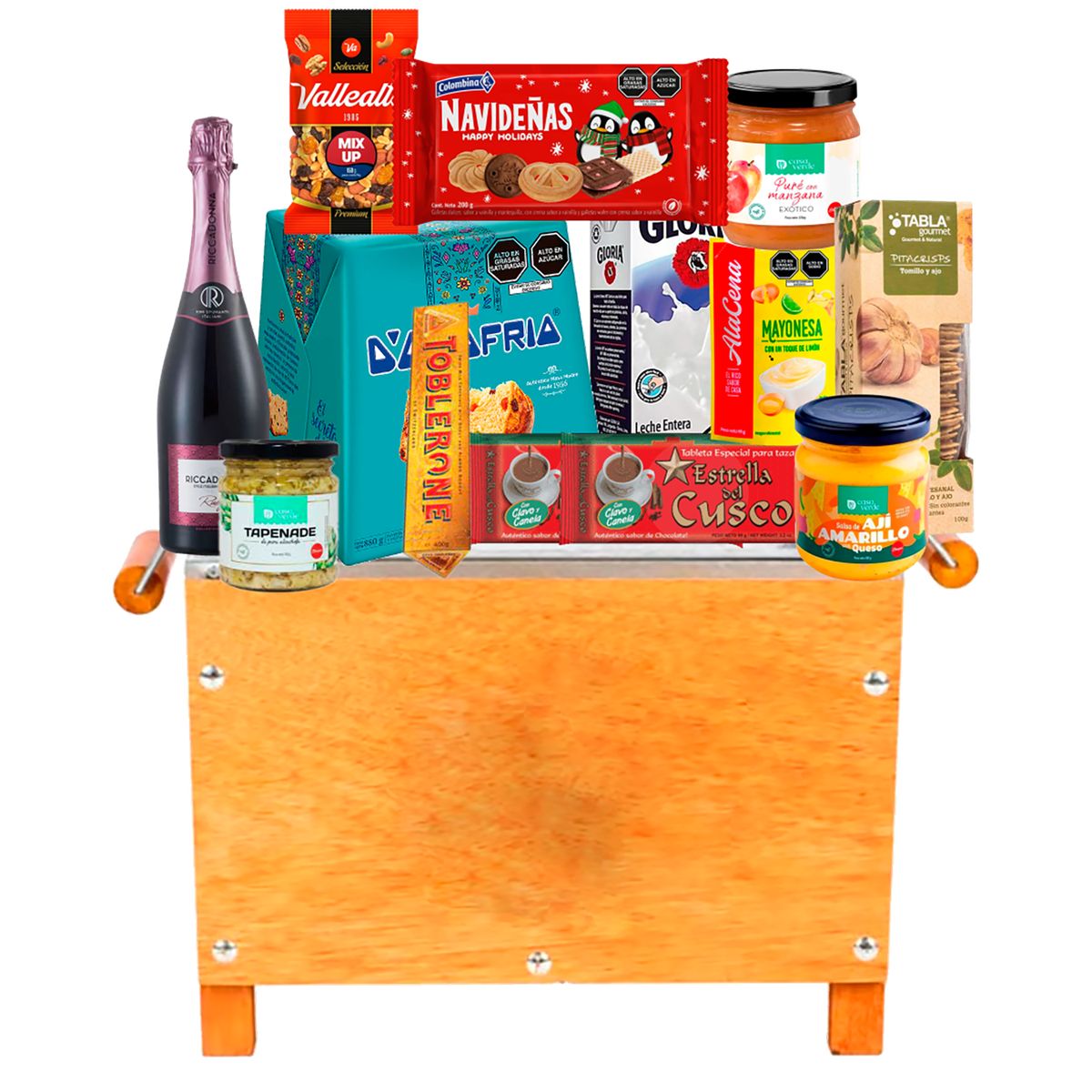 GENERICO - Canasta Navideña Fiesta Navidad