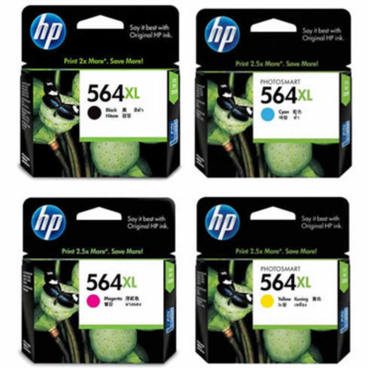 HP - Kit Tinta HP 954XL Cyan Magenta Amarillo Negro Original