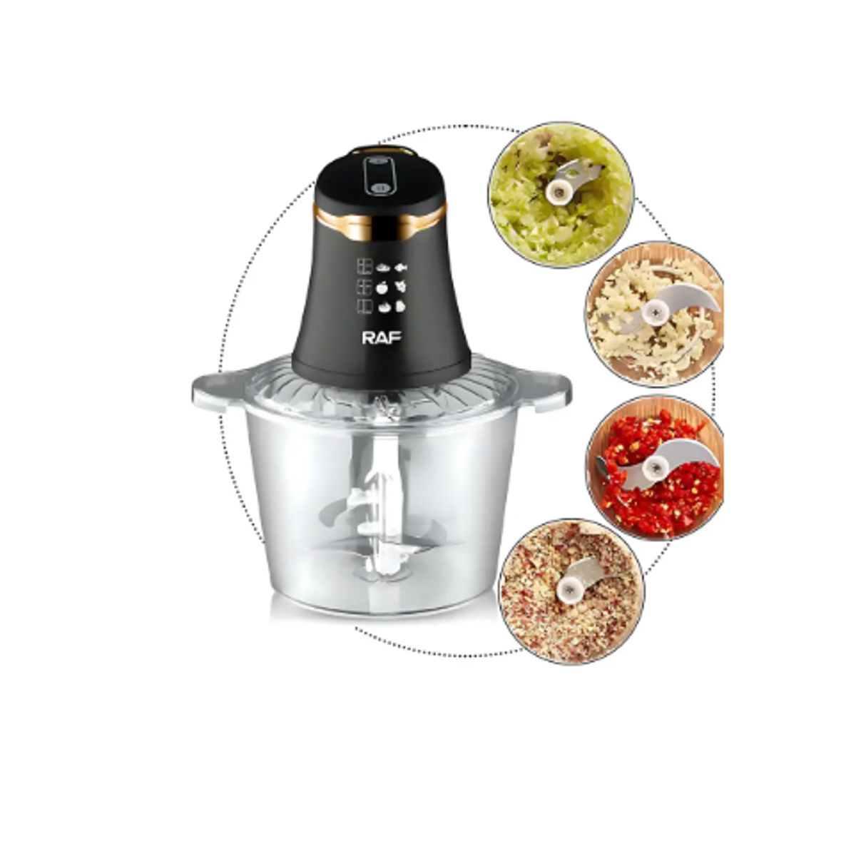 GENERICO - Procesadora picadora de alimentos RAF 3L