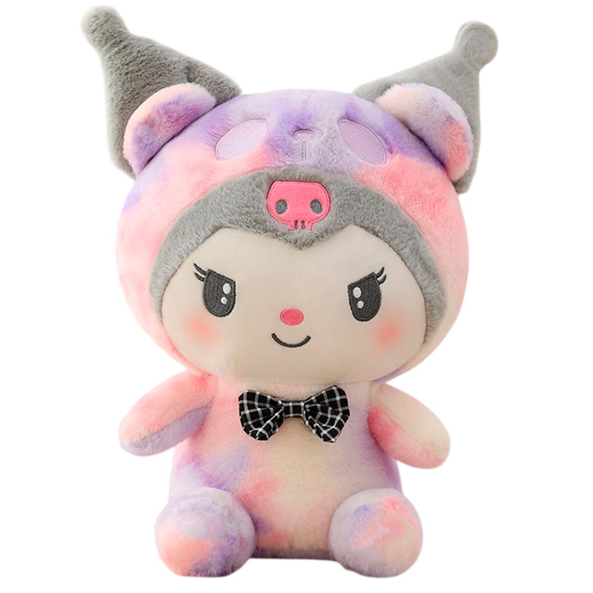 SANRIO - PROMOCION PELUCHE KUROMI 35CM CON PULSERA  ACERO