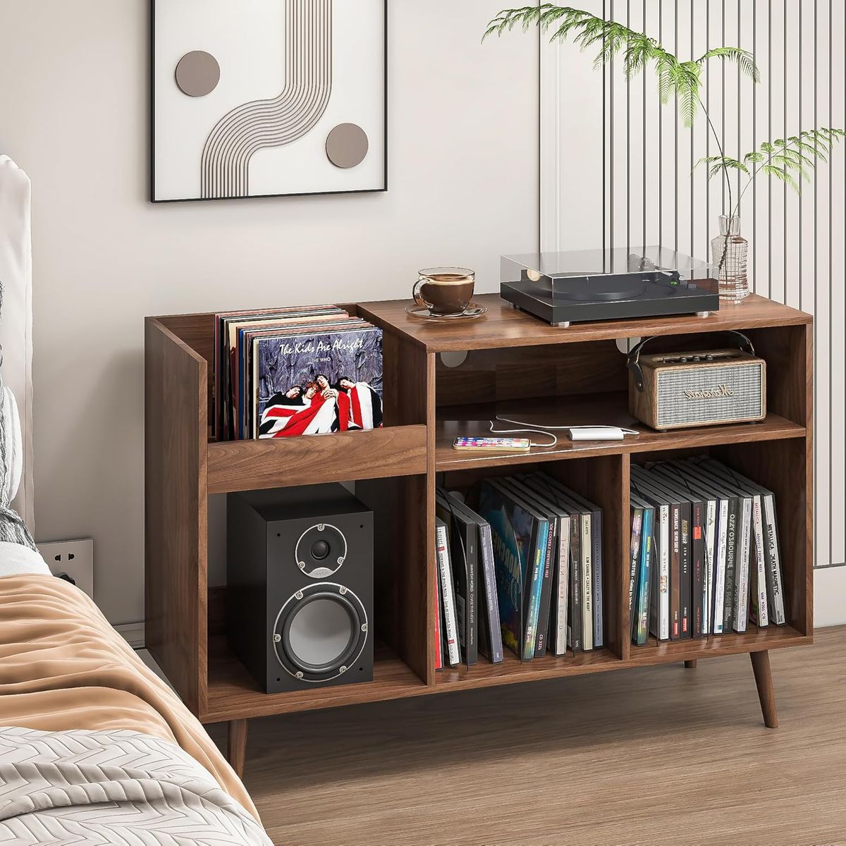 GENERICO - Mesa Auxiliar para Disco de Vinilo Lorys AMORE HOME