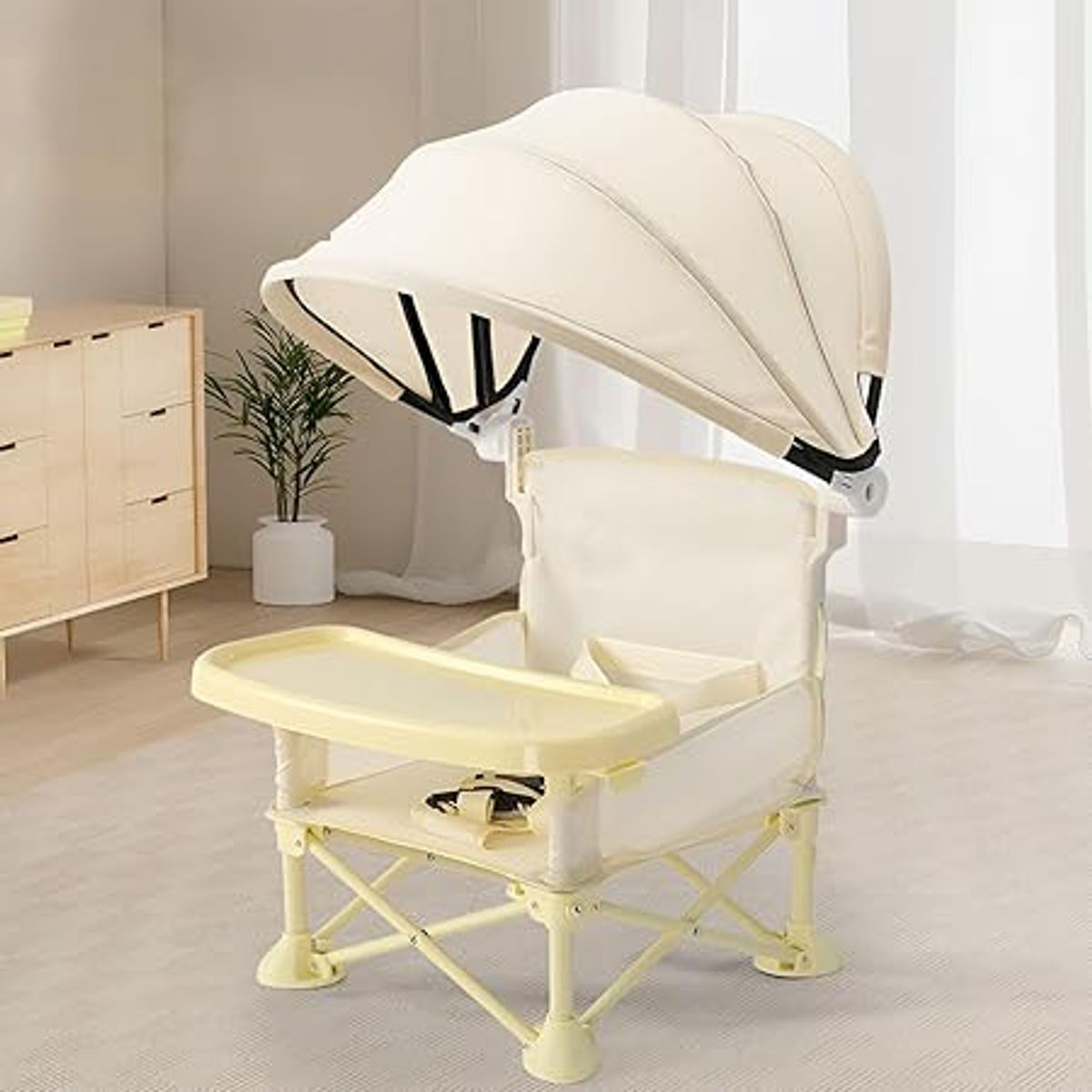 GENERICO - Silla de alimentación para niños color Amarillo