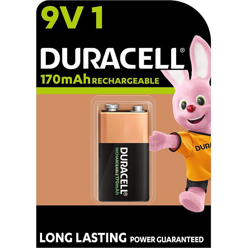 DURACELL - Bateria Recargable Duracell 9v 170 Mah