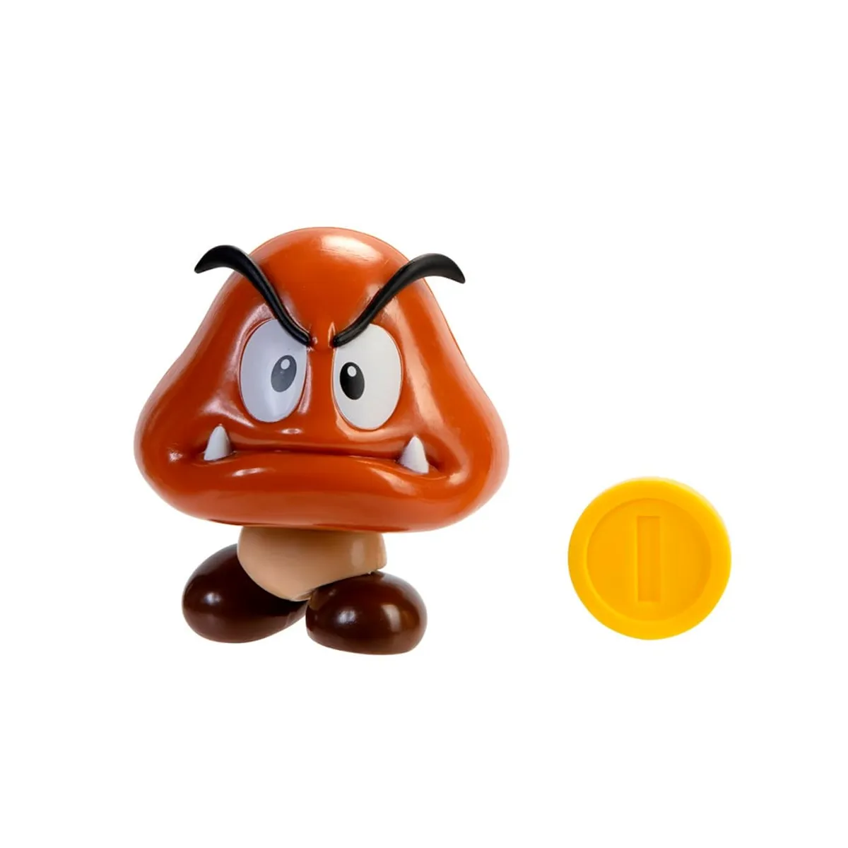 JAKKS PACIFIC - Super Mario Bros - Figura 10 cm Goomba con moneda