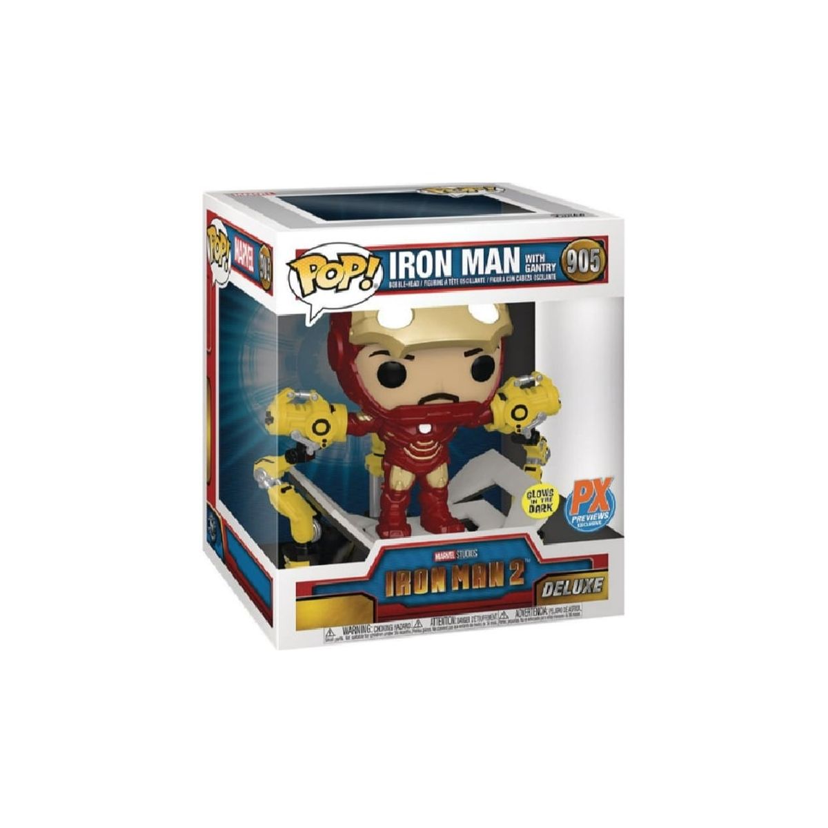 FUNKO - Funko -Funko Pop Iron Man With Gantry PX Edition