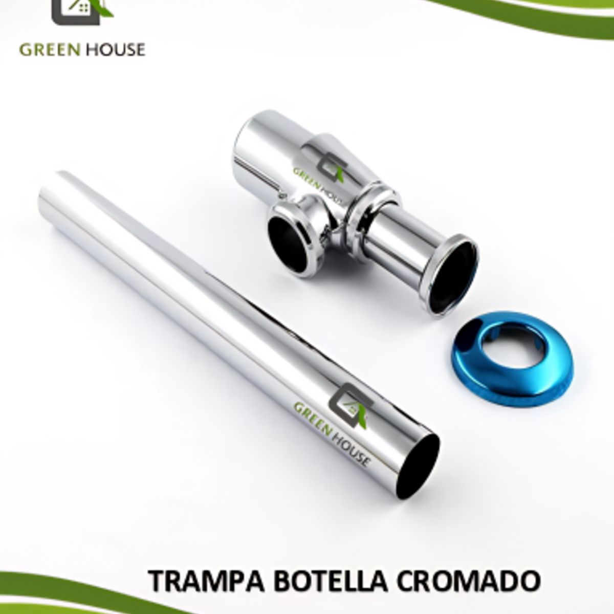 GREEN HOUSE - TRAMPA BOTELLA CROMADA