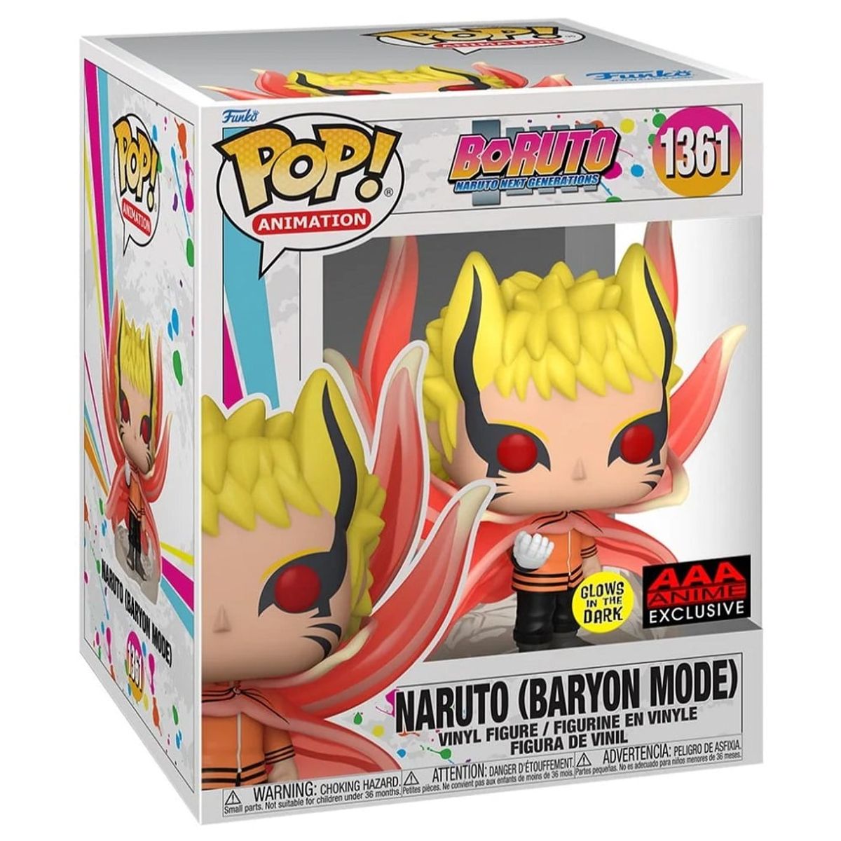 FUNKO - Funko Pop Boruto Naruto Baryon Mode GITD AAA Exclusive
