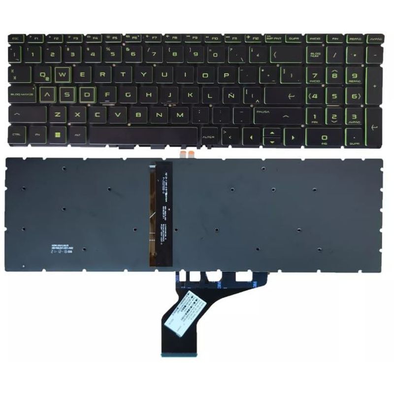 GENERICO - Teclado Hp Pavilion Gaming 15-dk 15t-dk 15-cx 15t-cx 15-ec
