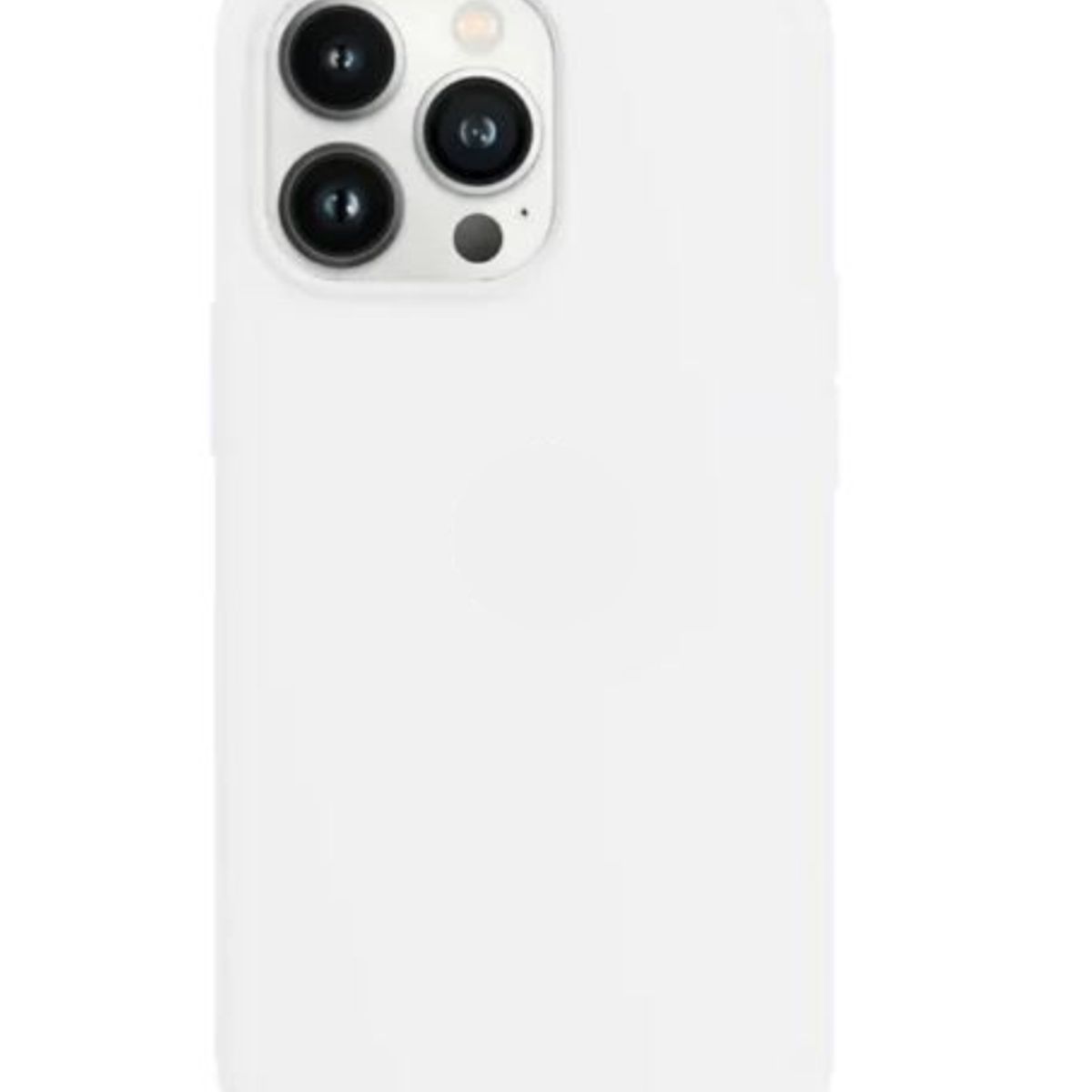 GENERICO - CASE DE SILICONA PARA IPHONE 16 PRO BLANCO