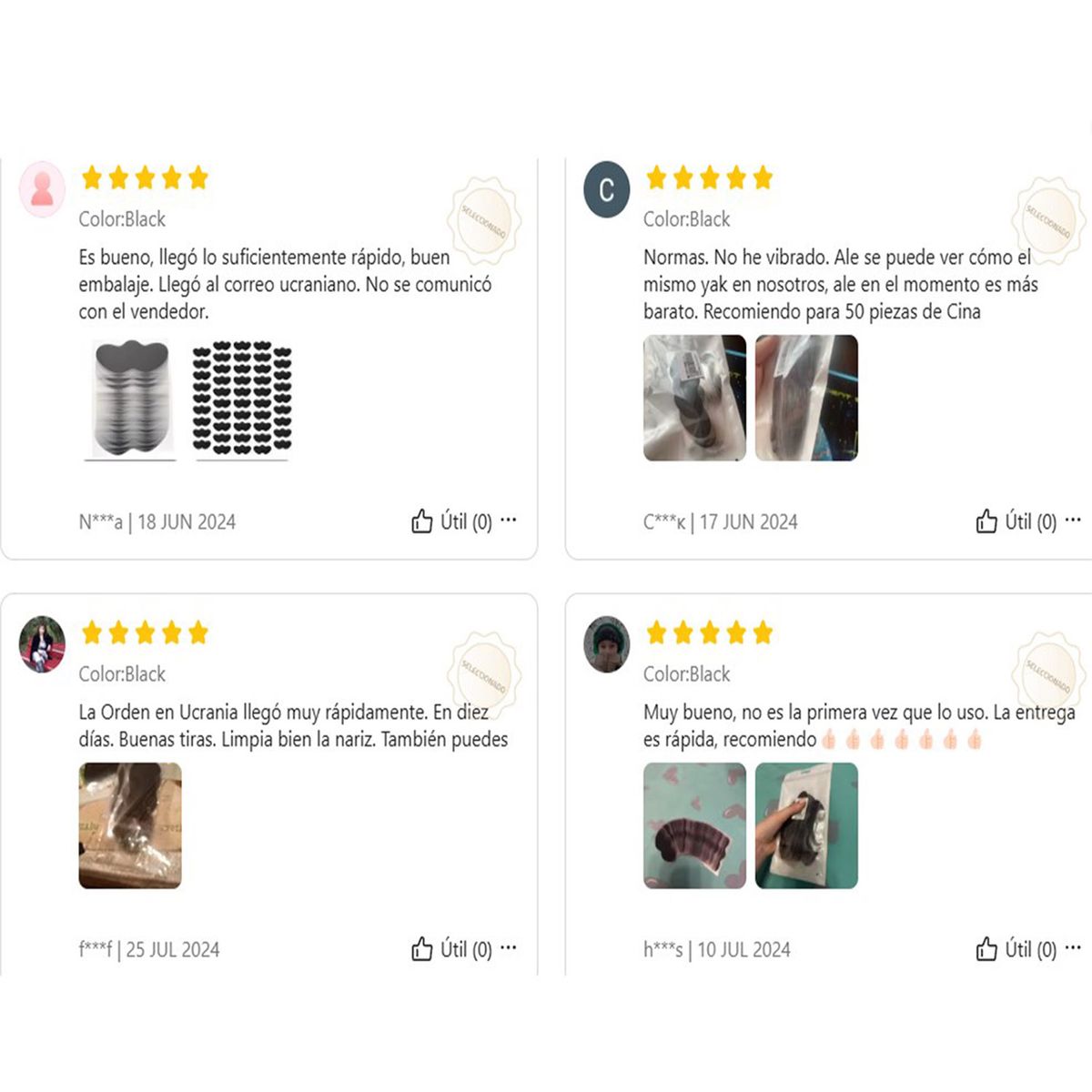 GENERICO - 10 Mascarilla Exfoliadora para Eliminar espinillas y Puntos Negros