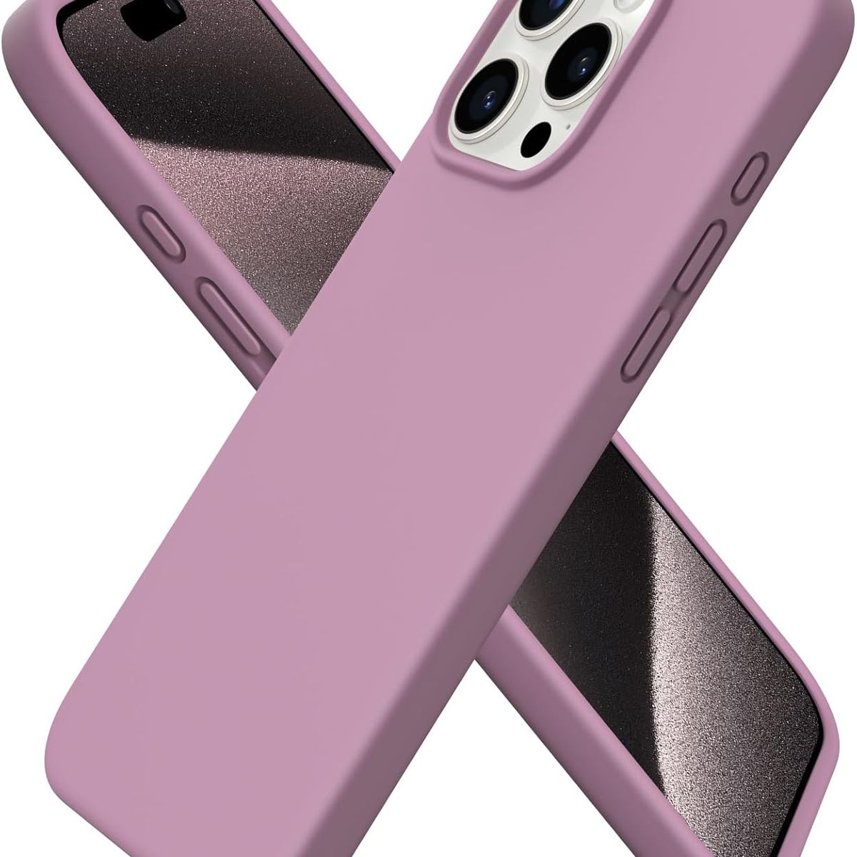 GENERICO - CASE DE SILICONA PARA IPHONE 16 PRO ROSA