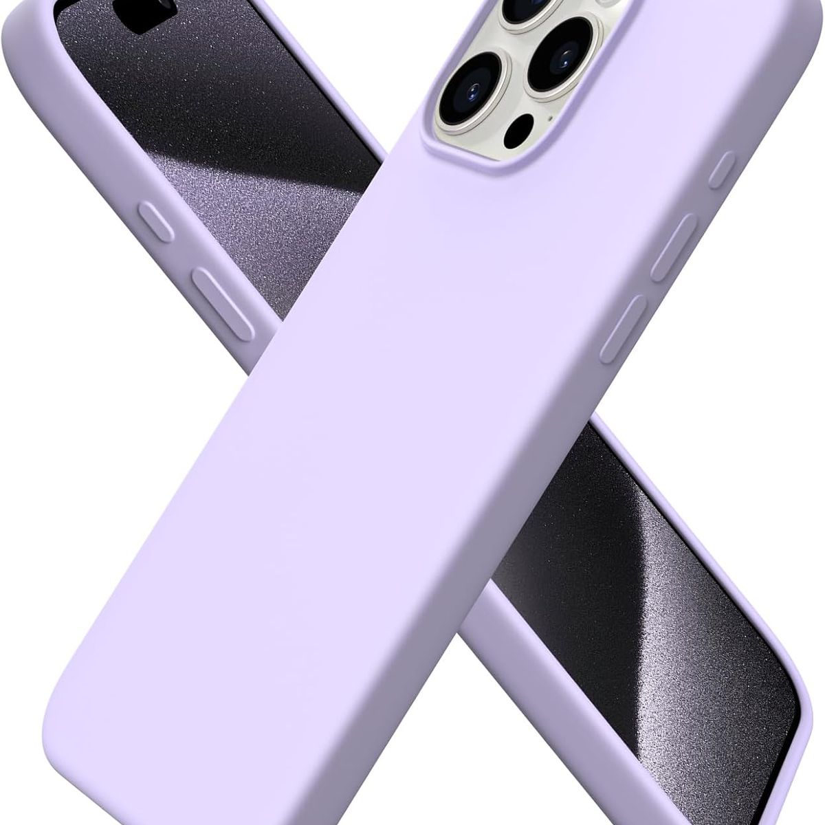 GENERICO - CASE DE SILICONA PARA IPHONE 16 PRO MAX LILA