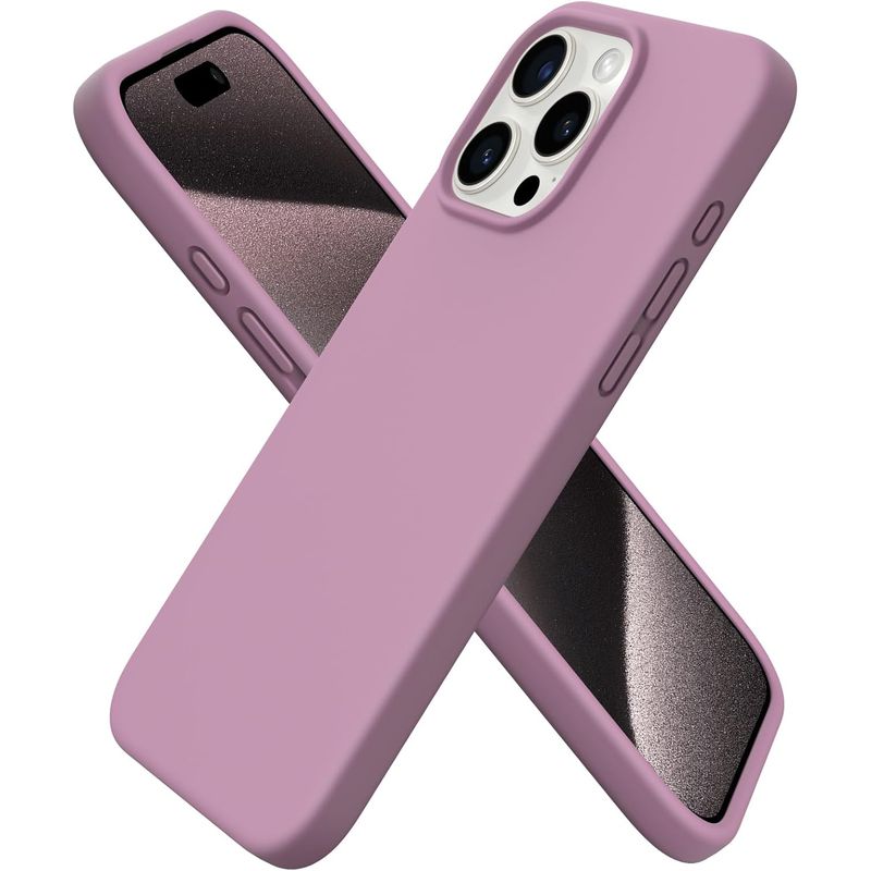 GENERICO - CASE DE SILICONA PARA IPHONE 16 PRO MAX ROSA