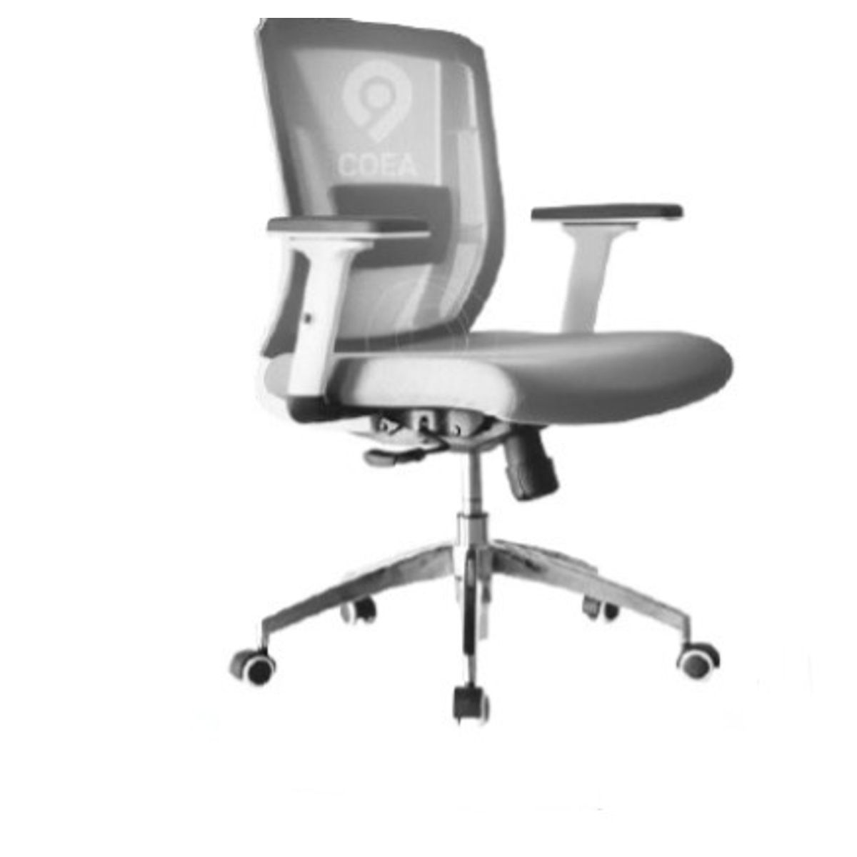 COEA - Silla Giratoria De Oficina Ergonomica Coea Gerencial Delphi Gris