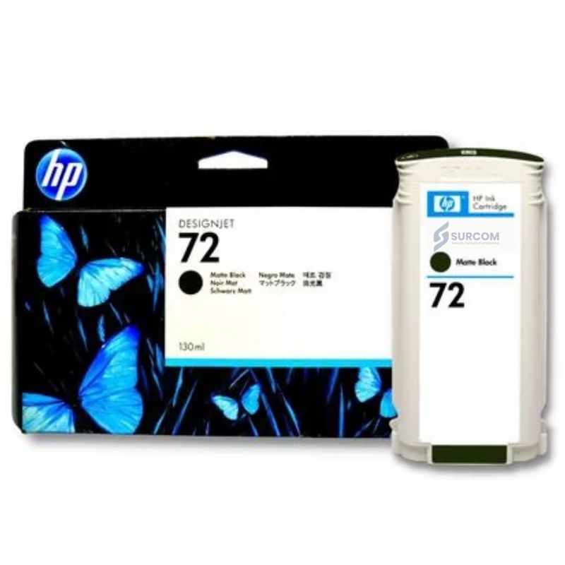 HP - TINTA HP 72 C9403A MATTE BLACK 130ML DESIGNJET T610/T1100/T1200