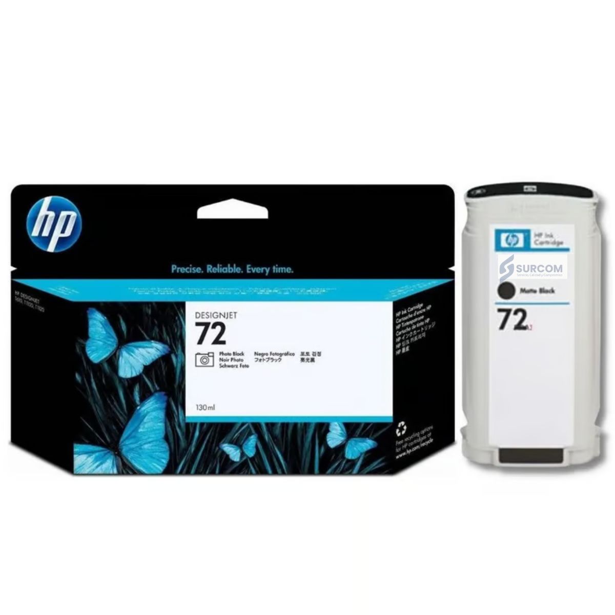 HP - TINTA HP 72 C9370A 130ML PHOTO BLACK T610