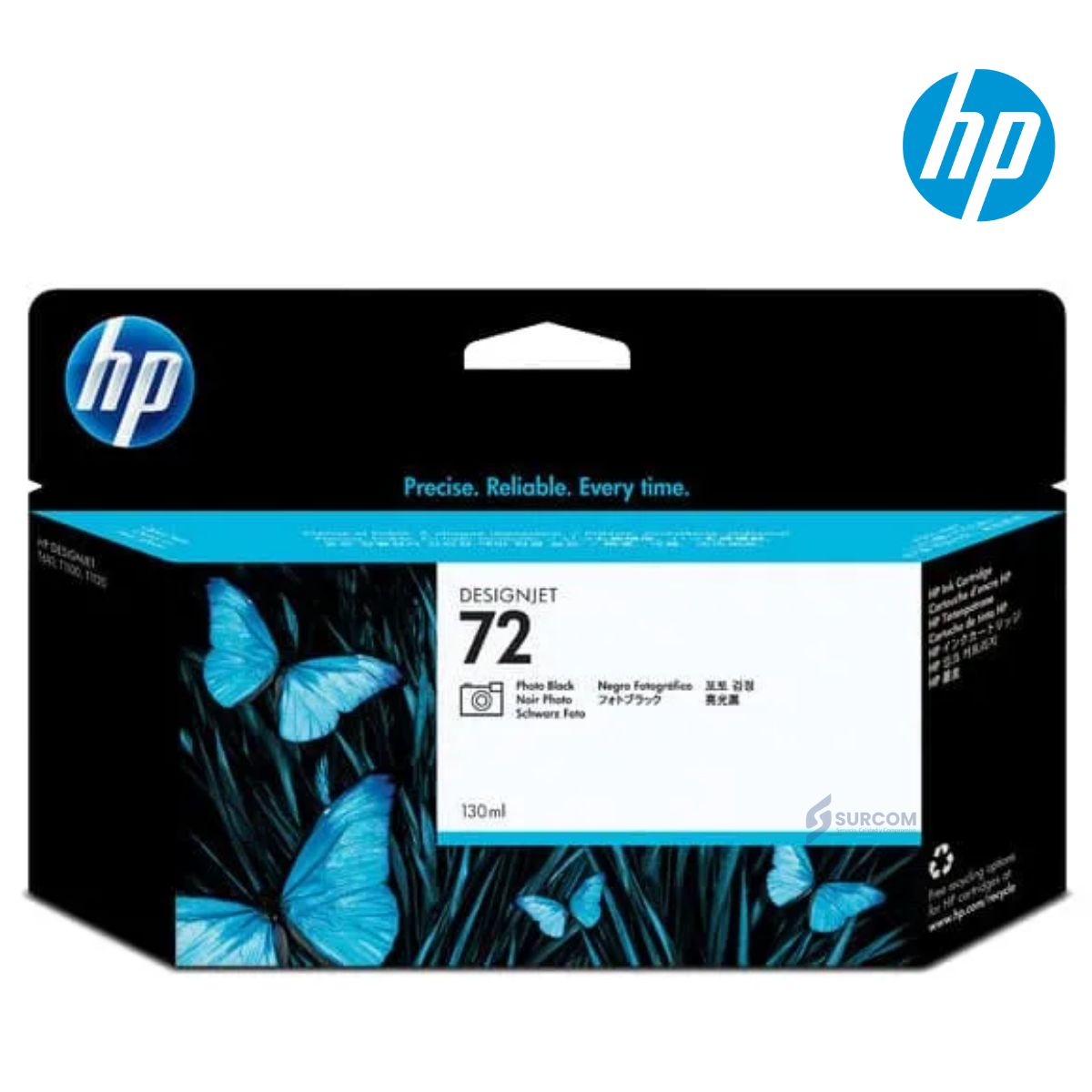 HP - TINTA HP 72 C9370A 130ML PHOTO BLACK T610
