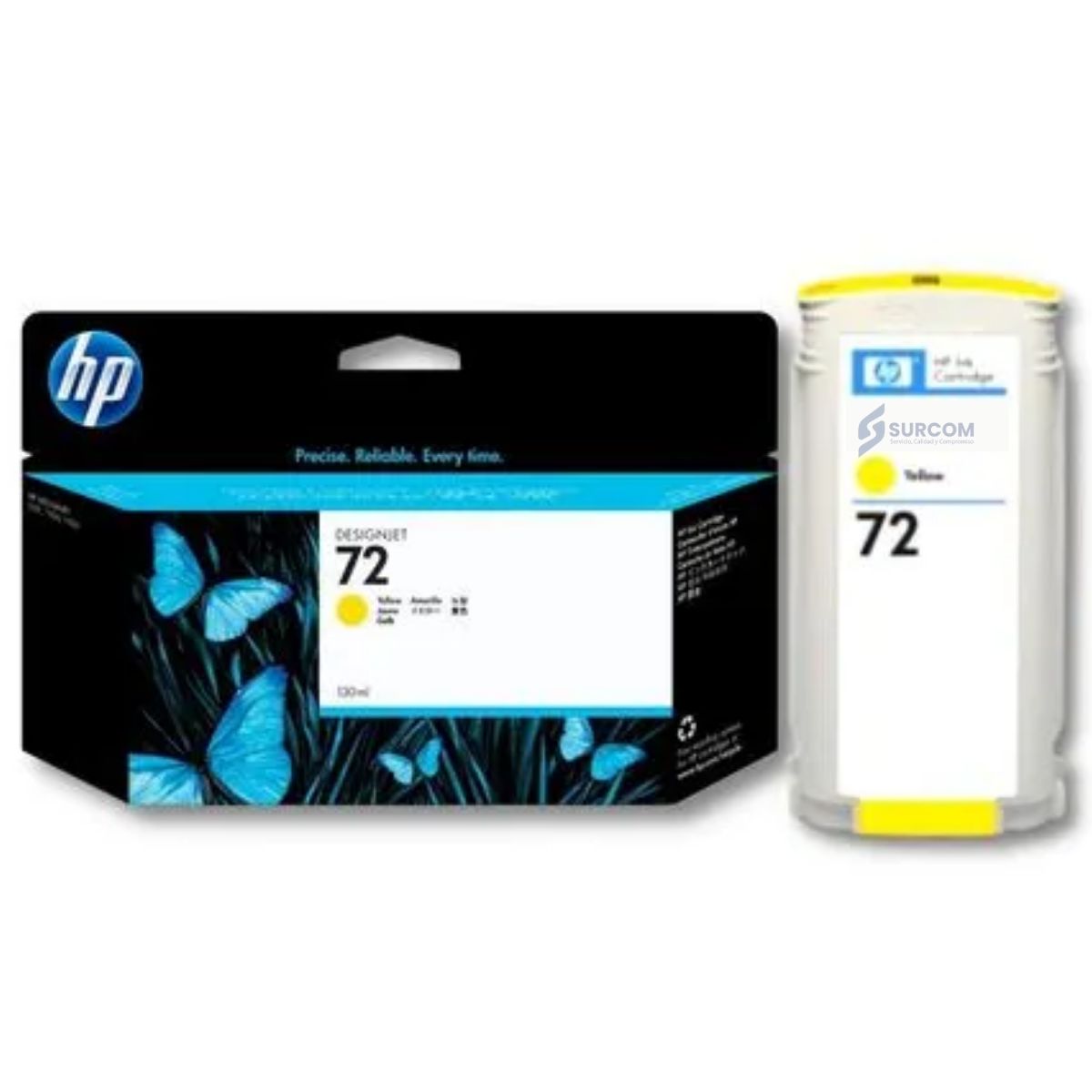 HP - Cartucho HP 72 Amarillo C9373A original