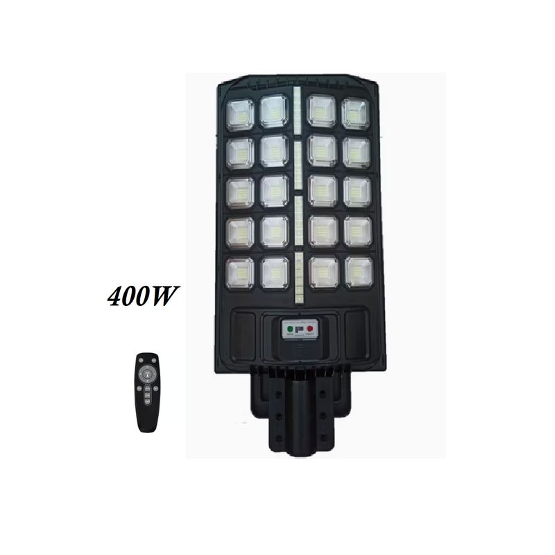 HAWK - LUMINARIA SOLAR 400W Parante sensor de movimiento y remoto -185690