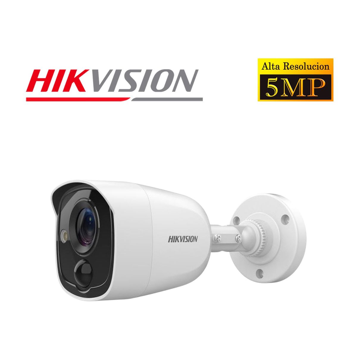 HIKVISION - CAMARA HIKVISION TUBO ANÁLOGA DS-2CE11H0T-PIRLO 5MP SENSOR PIR IP67