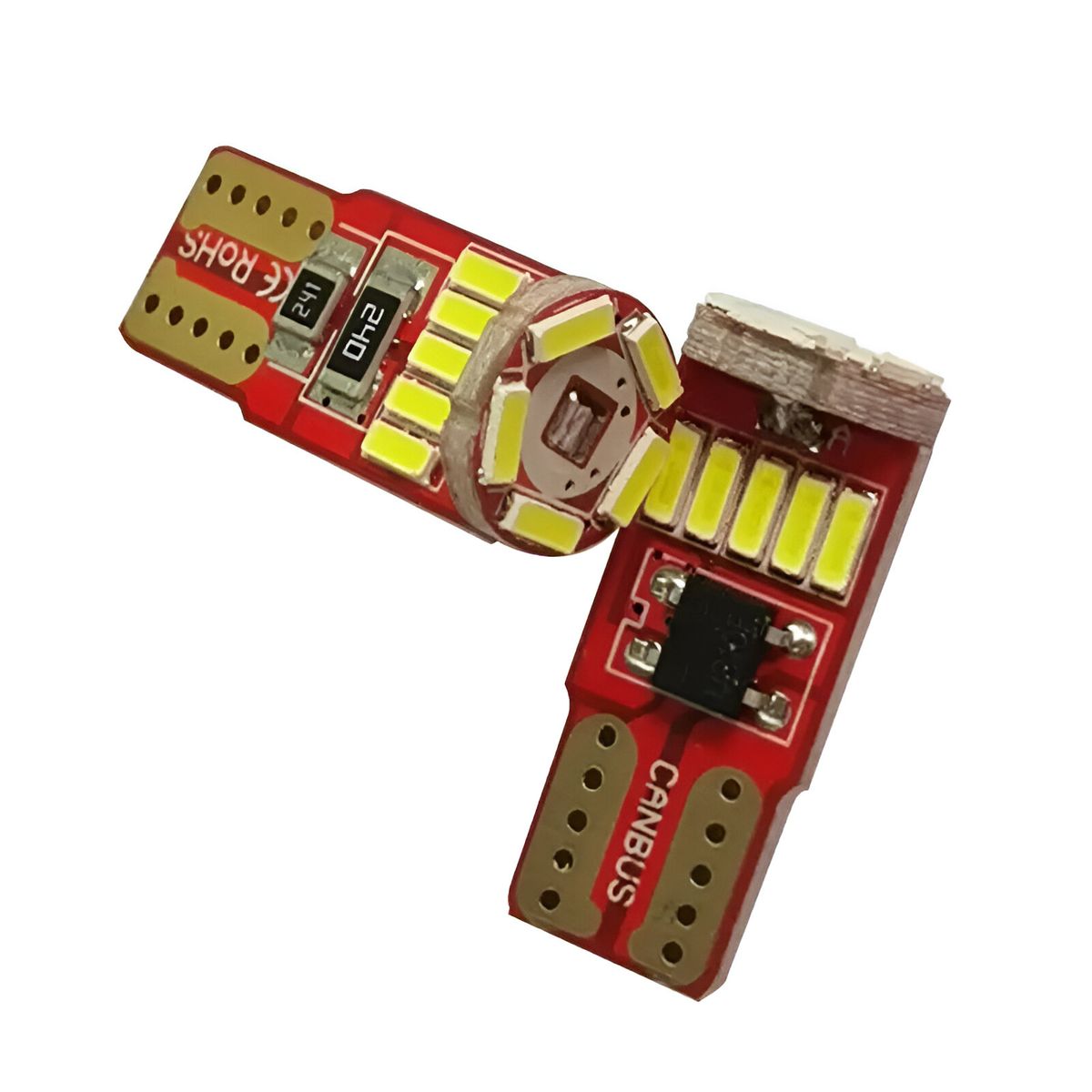 JET - Foco Led T10 De Alta Potencia Luz Blanco Auto Camioneta Par