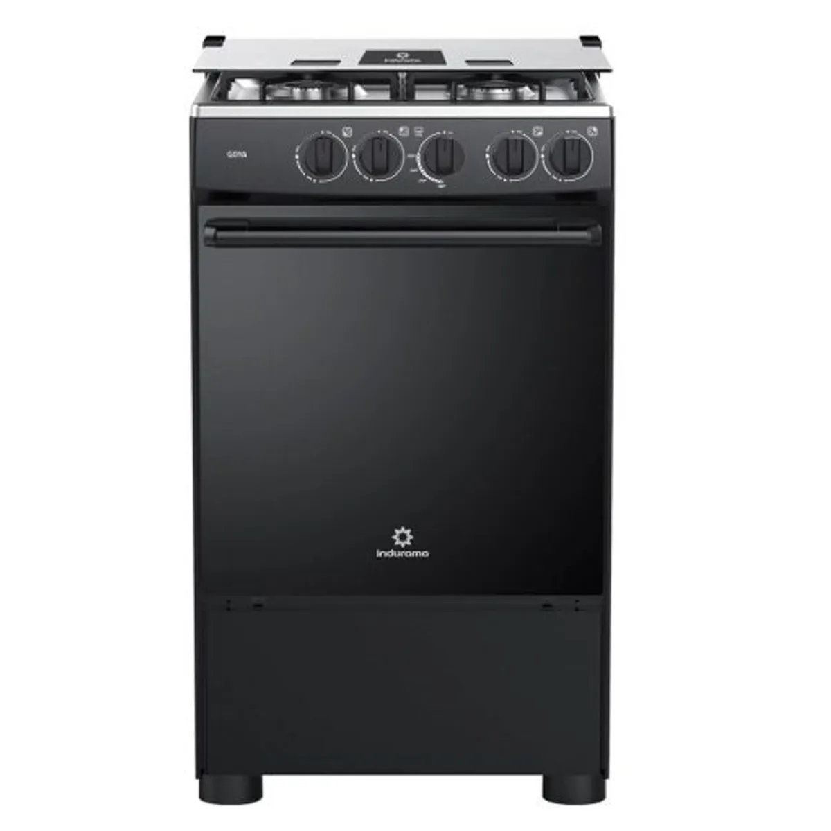 INDURAMA - Cocina de 4 Hornillas Indurama Goya Negra