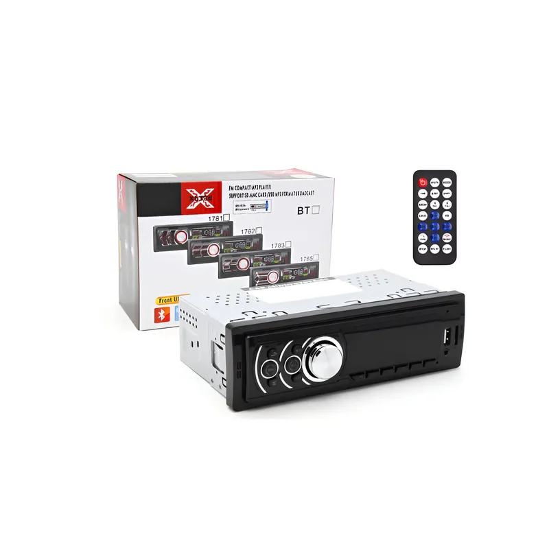 GENERICO - Autoradio Con Pantalla  Led Bluetooth USB Auxiliar +Control